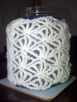 Crocheted tea light
